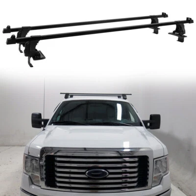 Portaequipajes de carga con barra transversal de techo para Ford F-150 1990-2015 54" Foto 1 de 4