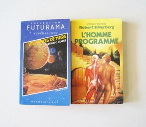 IN FRENCH Lot 2 Arthur Clarke Les Sables de Mars Robert Silverberg L’Homme Progr - Picture 1 of 4
