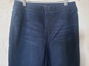 New NWT Womens Jen7 7 for all Mankind Comfort Skinny Blue Pull-On Jeans Size 6 - Picture 1 of 8