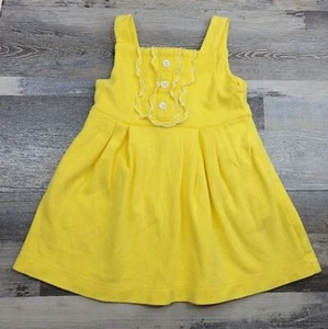 Janie and Jack #pinktag July 2010 Sunny Yellow Strappy dress 12-18 months - Picture 1 of 7