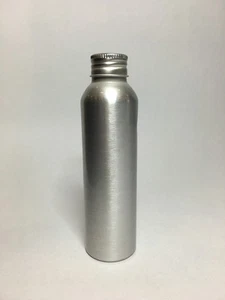 100ml Aluminium Boston Bottles with Aluminium Screw-On Cap *ANY AMOUNT* - Picture 1 of 1
