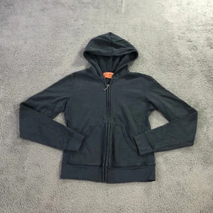 Juicy Couture Sweater Womens Small Hoodie Full Zip Sweatshirt Blue Casual USA - Picture 1 of 9