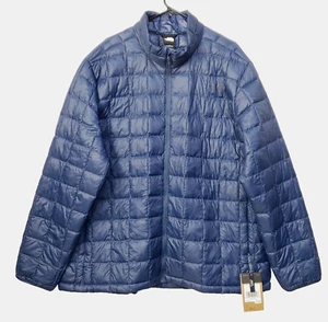 North Face ThermoBall Eco Jacket Mens 3XL Slim Fit Quilted Puffer BLUE NEW $210 - Picture 1 of 8