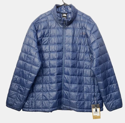 North Face ThermoBall Eco Jacket Mens 3XL Slim Fit Quilted Puffer BLUE NEW $210 - Image 1 of 4