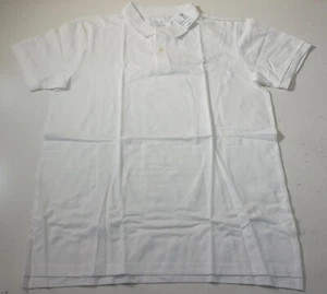 THE CHILDREN'S PLACE BOYS UNIFORM SHORT SLEEVE PIQUE POLO WHITE XXXL HUSKY NWT! - Picture 1 of 3