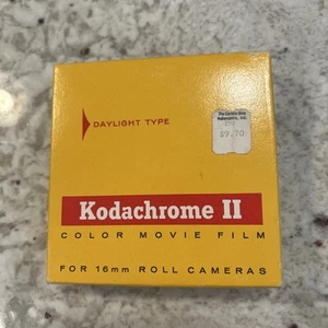 Vintage KODAK KODACHROME II Movie Film 16mm 100ft Roll. Expired 1971 Unopened - Picture 1 of 6