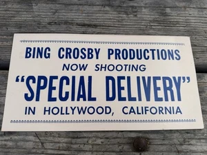 SHOW CARD PARKING vintage studio consegna speciale CYBIL SHEPHERD film hollywoodiano - Foto 1 di 5