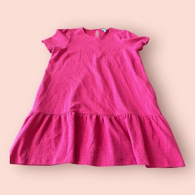 Draper James Shift платье женщин XL синий розовый Crewneck пуловер ярусный - Изображение 1 из 4