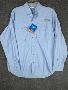 Camicia da Pesca Columbia Uomo S PFG Tessuto Manica Lunga Ventilata UPF50 Omni-Shade - Foto 1 di 8