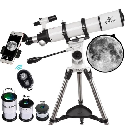 Gskyer Telescope 600x90mm AZ Astronomical Refractor Telescope for Adults Astr... - Image 1 of 4