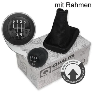 SCHALTKNAUF + SCHALTSACK OPEL CORSA C (00-09) MERIVA A (03-10) 5-GANG SCHWARZ - Bild 1 von 1