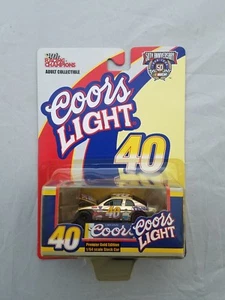 1998 Sterling Marlin #40 Coors Light 50th Anniversary Gold 1/64 Nascar NIP - Picture 1 of 2