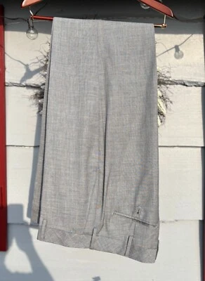 Piel de tiburón frontal plano Saddlebred ajuste recto gris claro - 38X34 Foto 1 de 4