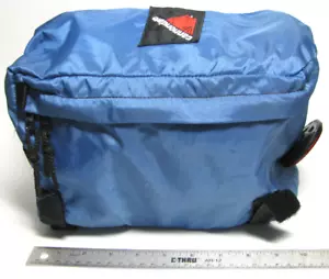 Vintage Cannondale Handlebar Bag Blue Nylon with Reflector - Picture 1 of 6