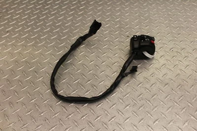 2009 KAWASAKI ER-6N ER650C LEFT CLIP ON HANDLE HORN SIGNALS SWITCH SWITCHES - Image 1 of 4