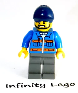 LEGO 2015 City Square Truck Driver Minifigura Tren de la Ciudad (60097) - Imagen 1 de 3