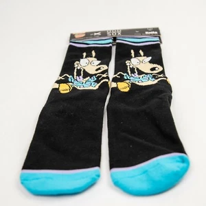Nickelodeon Cartoons Men's Dress Casual Novelty Socks Rocko's Modern Life - Picture 1 of 5