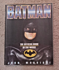 VINTAGE Batman Official Book of the Movie by John Marriott 1989