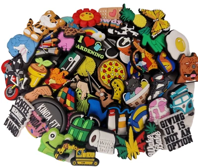 CALUCHI CHARMS For Croc Clog shoe Charms Funky variations