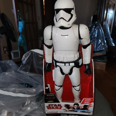 2017 Star Wars Stormtrooper 18" w/ Blaster Jakks Pacific Big-Figs NIB Last Jedi Cover