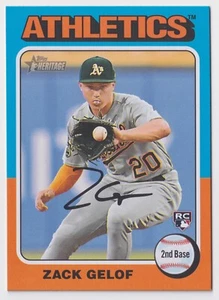 Zack Gelof Rookie 2024 Topps Heritage Image Variation #346 Athletics RC SSP SP - Picture 1 of 2