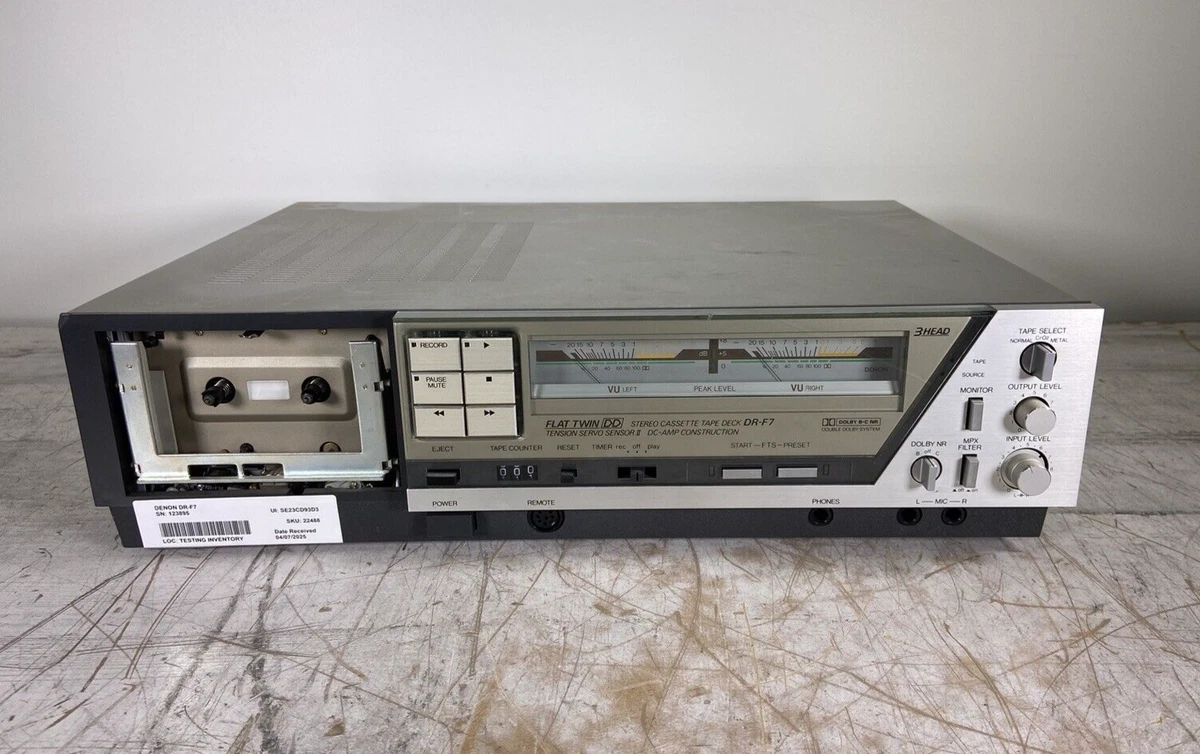 DENON DR-F7 STEREO CASSETTE TAPE DECK - READ DESCRIPTION | eBay