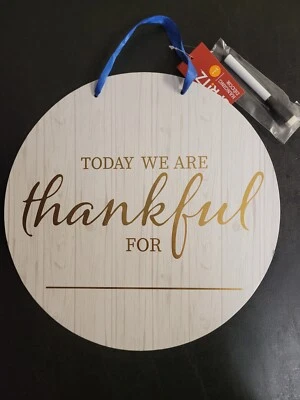 Today We Are Thankful For - Dry Erase Board Sign SPRITZ - Image 1 of 4
