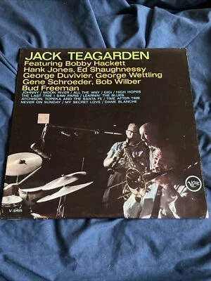 Jack Teagarden Verve Records V-8495, Vinyl LP, Mono & Bobby Hackett, Bud Freeman Foto 1 de 3