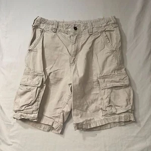 EMS Eastern Mountain Sports Cargo Shorts Men's 34 Khaki Spring Summer Hiking - Picture 1 of 7