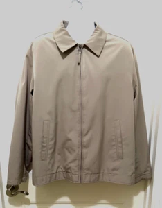 Perry Ellis Portfolio Full Zip Long Sleeve Brown Jacket Size Large 3 pockets - Picture 1 of 3