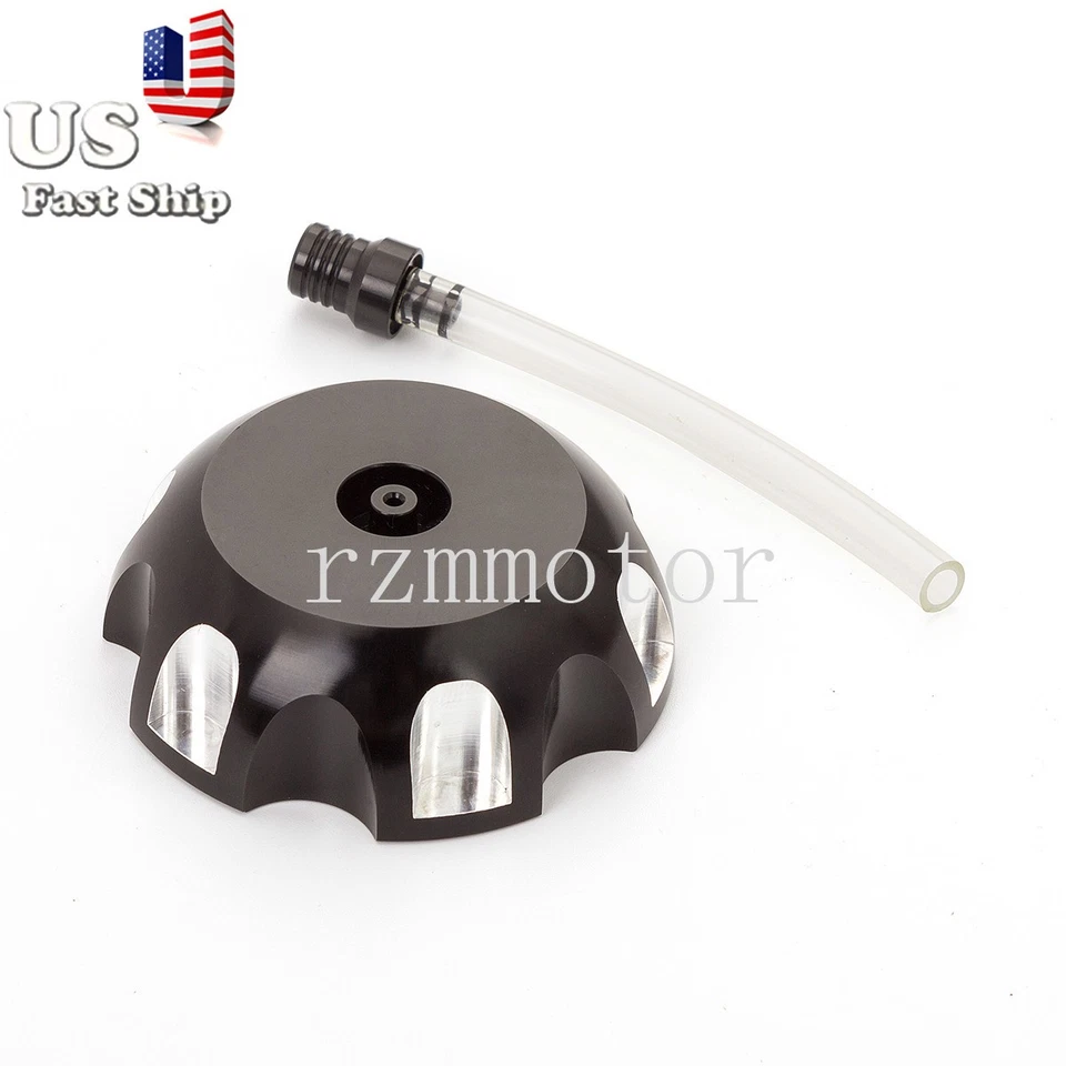 Tapa de tanque de combustible CNC pivote motorcross apta para Honda CRF230F 2003 2004 2005-2017 Foto 1 de 4