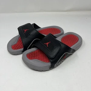 Nike Air Jordan Hydro IV 4 Retro Black Sandals Slide Sz 5Y 532226 060 RARE - Picture 1 of 7
