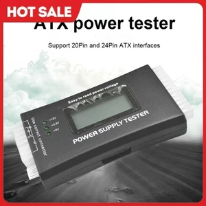 Tester zasilania komputerowego ze stopu aluminium narzędzia diagnostyczne do ATX BTX ITX TFX - Zdjęcie 1 z 12