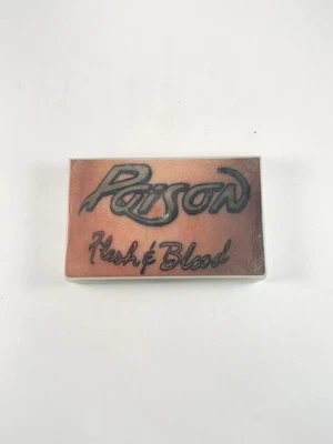 🎸 Get Ready to Rock! Poison - Flesh & Blood Cassette Tape! 🤘 - Image 1 of 2