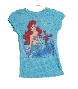 Camiseta Disney Talla L (10/12) Sirenita Ariel y Sebastian Niñas - Imagen 1 de 8
