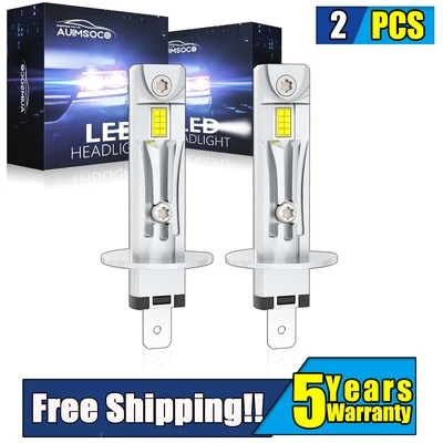 For Chevrolet Epica 2004-2006 Pair H1 LED Headlight Kit White Bulbs Super Bright - Image 1 of 4