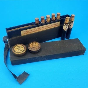Vintage Oil Company Salesman's Case Complete with Samples RED GIANT OIL CO. - Picture 1 of 7