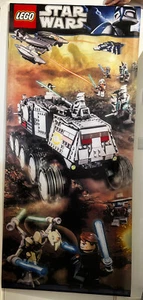 Lego Star Wars Clone Wars - Promo Store Display Original FABRIC BANNER * RARE * - Picture 1 of 1