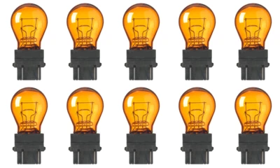 Box of 10 #3157NA Lamp Auto Bulb Automotive Lightbulb - Imagem 1 de 2