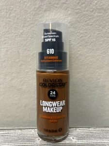 REVLON COLORSTAY LONGWEAR MAKEUP COMBINATION/OILY SKIN 610 ESPRESSO - Picture 1 of 1