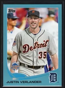 Justin Verlander 2013 Topps Update Series #US134 All-Star Blue Parallel - Picture 1 of 2