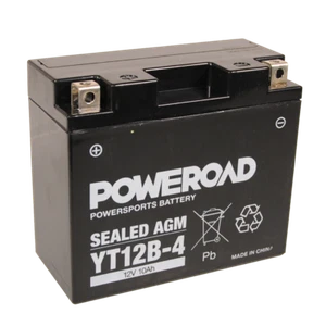 704043 YB12B-4 Poweroad Gel Batería Ducati 1098 1198 748 848 996 998 Diavel 120 - Imagen 1 de 2