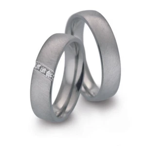 Anillos de boda Titanfactory Titan 51813 51911 con brillante ct. Diamante - Imagen 1 de 3