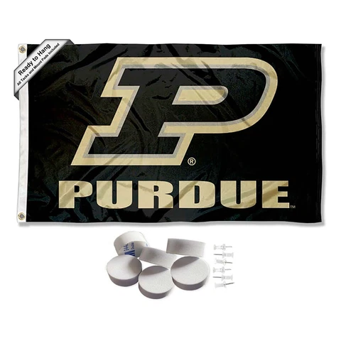 Purdue Boilermakers Large Logo Tapestry Banner Cover