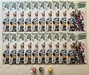 LINTERNA VERDE NUEVOS GUARDIANES #1 DC NUEVO 52 X 20 COPIAS 2011 + ANILLOS ELÉCTRICOS KIRKHAM - Imagen 1 de 1