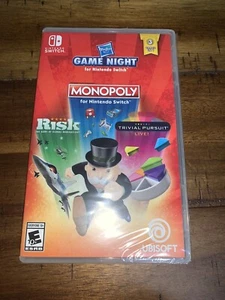 Hasbro Game Night Monopoly, Risk.. Nintendo Switch Brand New - Family Fun - Picture 1 of 4