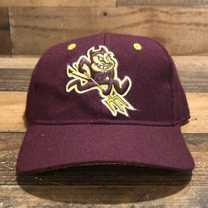 ASU Hat Cap Fitted 6 3/4 Boys Kids NCAA Arizona State Sun Devils NCAA Football - Picture 1 of 12