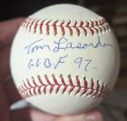 Tom Lasorda Signed Official MLB HOF 97 Baseball LOS ANGELES DODGERS 