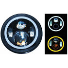 7" Motorcycle Projector Octane HID LED White Halo Headlight Fits: Harley