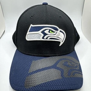 Seattle Seahawks NFL Football 39Thirty Hat Cap New Era  Large/XL Fitted  Black - Picture 1 of 9